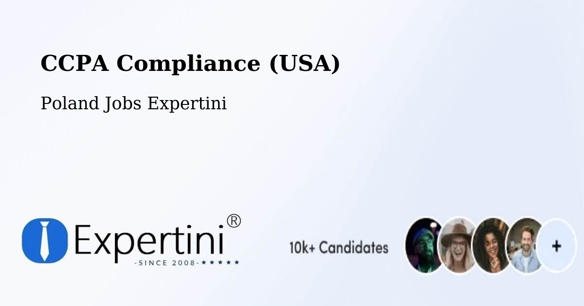 CCPA Privacy Rights & Compliance Notice – Koło - Poland Jobs Expertini
