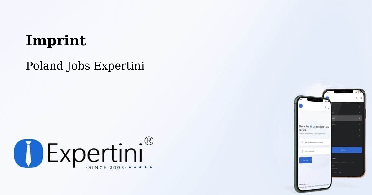 Imprint – Koło - Poland Jobs Expertini