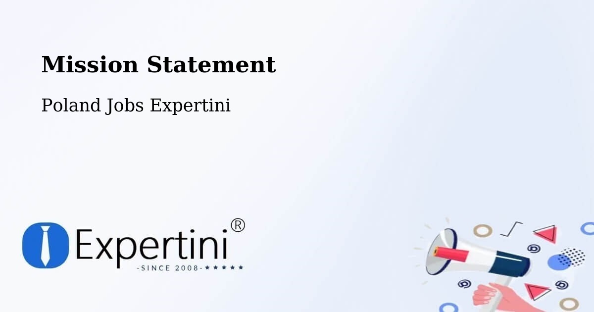Corporate Mission – Koło - Poland Jobs Expertini