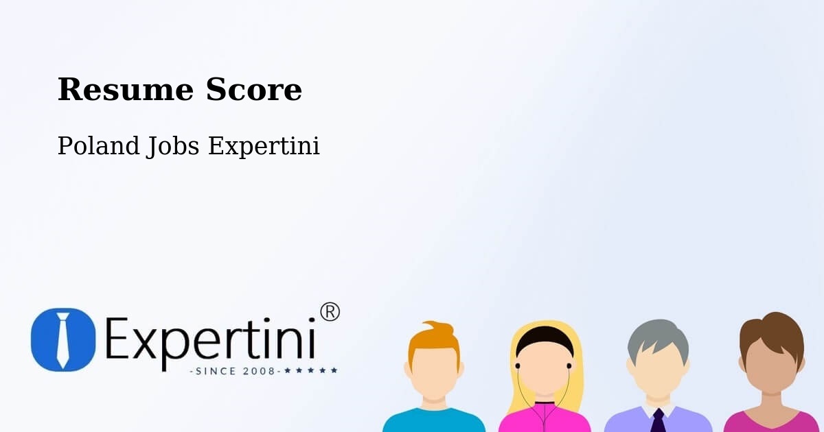 Resume Score & Job Description Match Tool – Koło - Poland Jobs Expertini